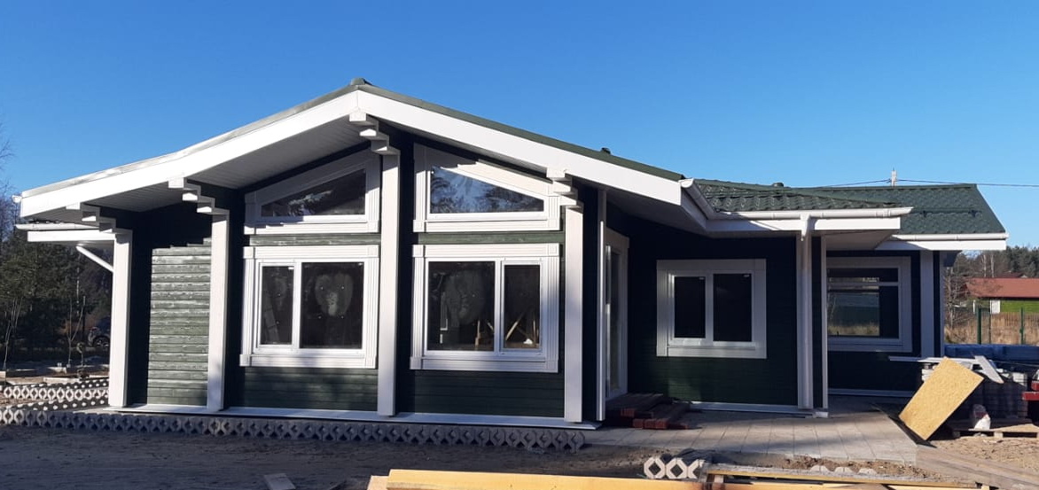 Дом из профилированного бруса 20